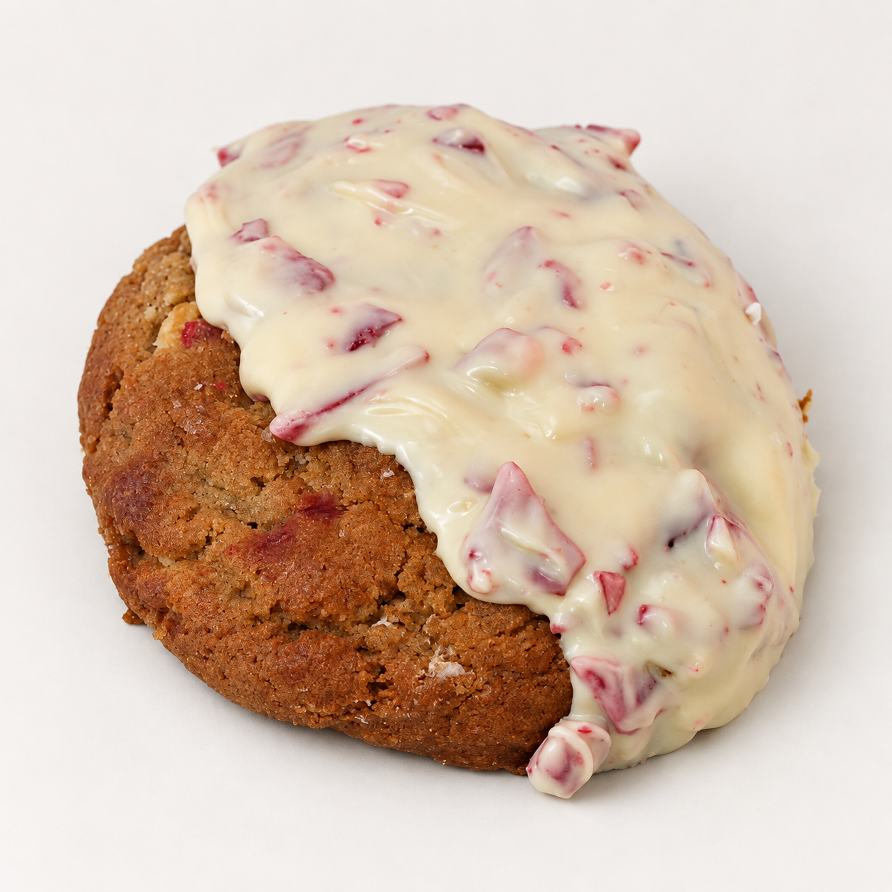 Cookie de Morango Cravejado